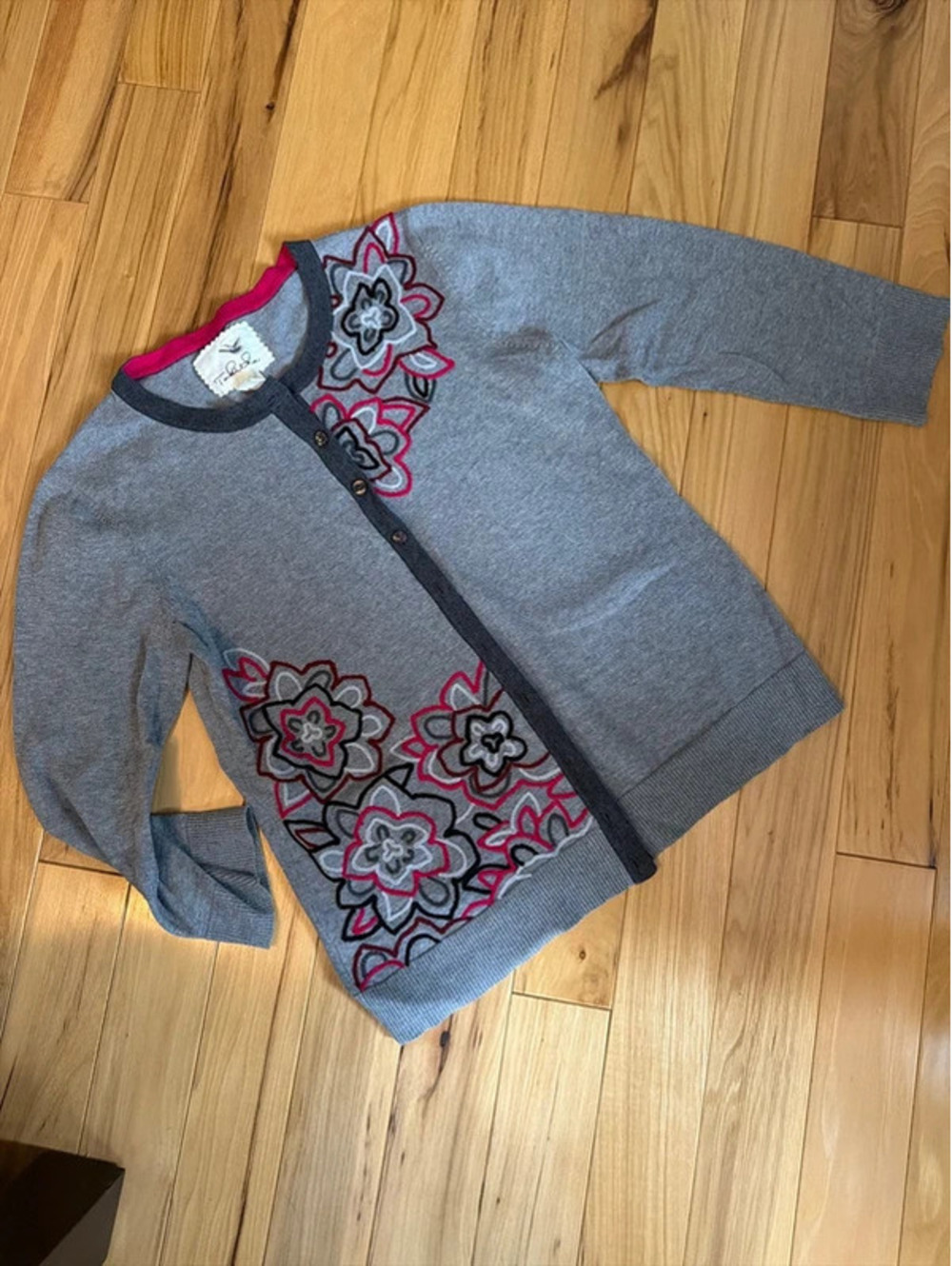 Anthropologie Tabitha Embroidered Cardigan M Lovely!